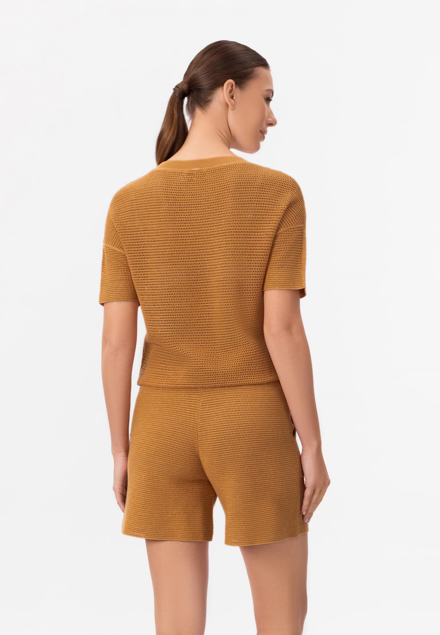 Джемпер з шовку та бавовни